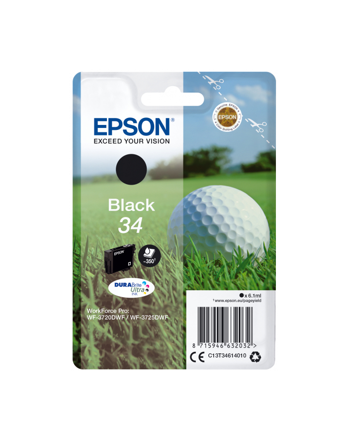 Golf ball Singlepack Epson Black 34 DURABrite Ultra | 6,1 ml główny