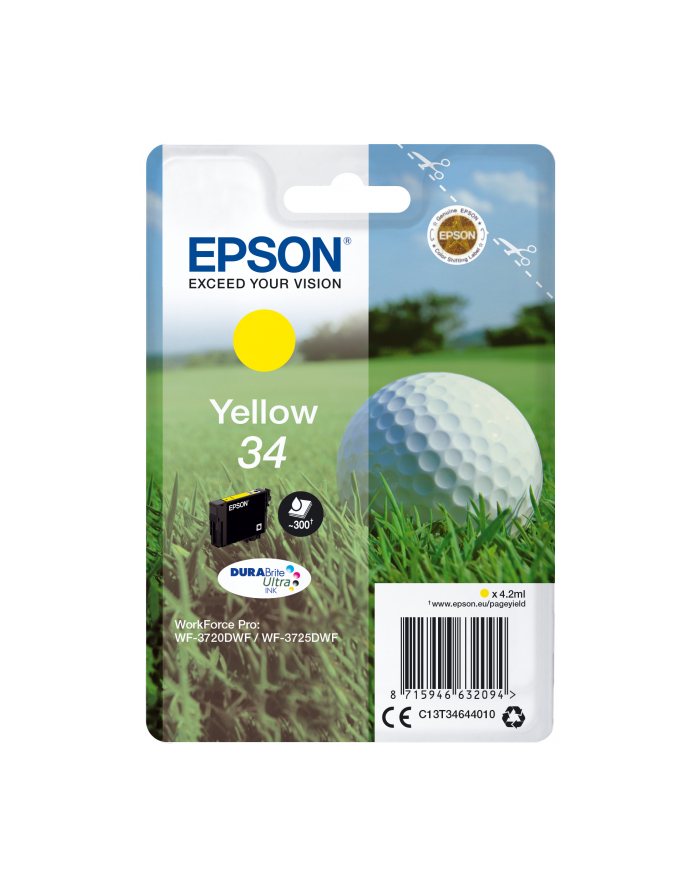 Golf ball Singlepack Epson Yellow 34 DURABrite Ultra | 4,2 ml główny