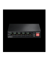 Edimax Technology Edimax 5x10/100 Switch, 4x PoE+ ports, ext. power, 802.3af/at,55W budget (30W/p) - nr 1