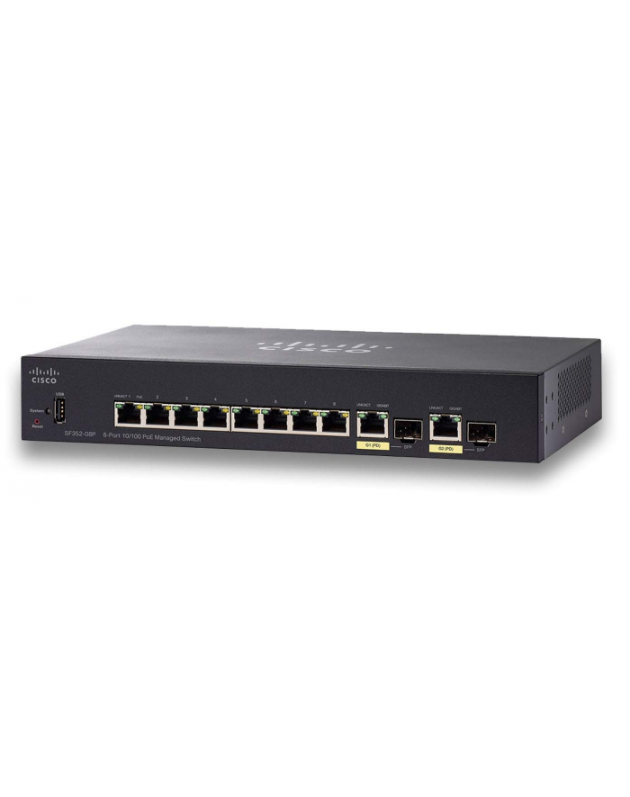 Cisco Systems Cisco SF352-08P 8-port 10/100 POE Managed Switch główny