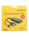 Delock Adapter DVI męski > Displayport 1.2 żeński czarny - nr 13