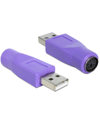 Delock Adapter USB Typ-A male > PS/2 female