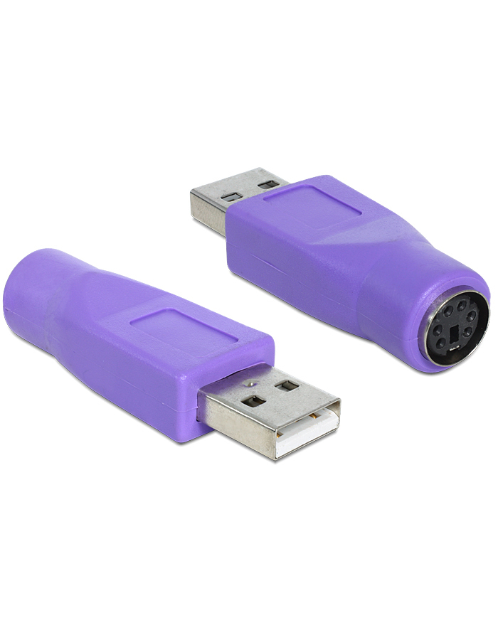 Delock Adapter USB Typ-A male > PS/2 female główny
