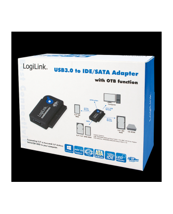 LOGILINK - USB 3.0 to IDE & SATA Adapter with OTB