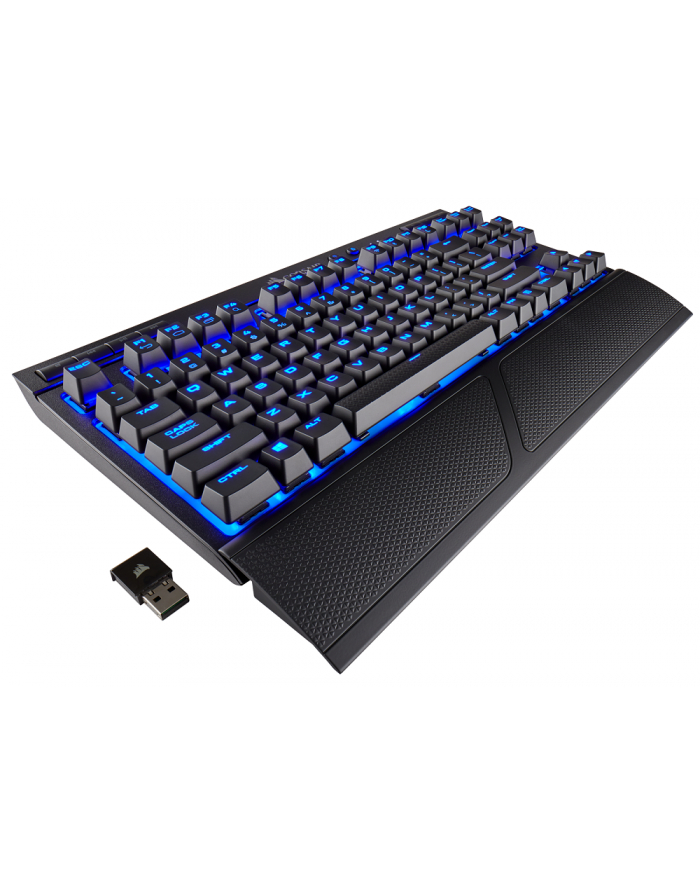 Corsair bezprzewodowa klawiatura mechaniczna K63 - Blue LED -  Cherry MX Red główny