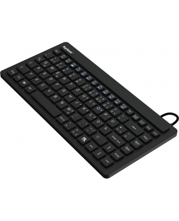 RaidSonic IcyBox KeySonic mini klawiatura wodoodporna, USB 2.0, przemysłowa IP68, Czarna