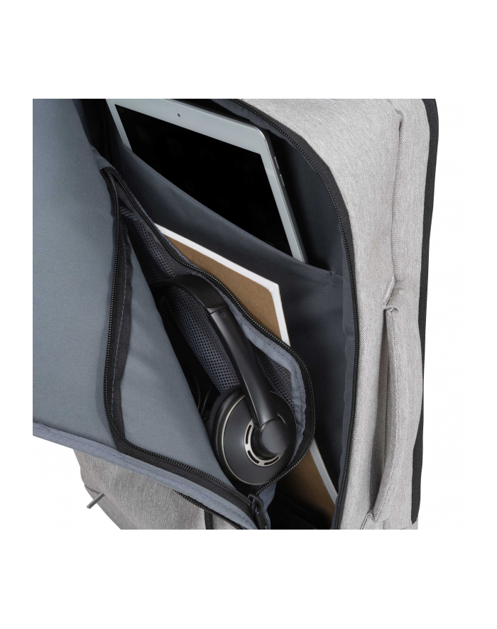 Dicota Backpack Dual Edge 15.6 Plecak na notebook i ubrania, szary główny