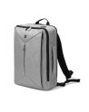Dicota Backpack Dual Edge 15.6 Plecak na notebook i ubrania, szary - nr 3