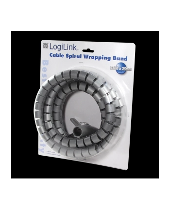 logilink Opaska spiralna do kabli 2,5m / 25mm