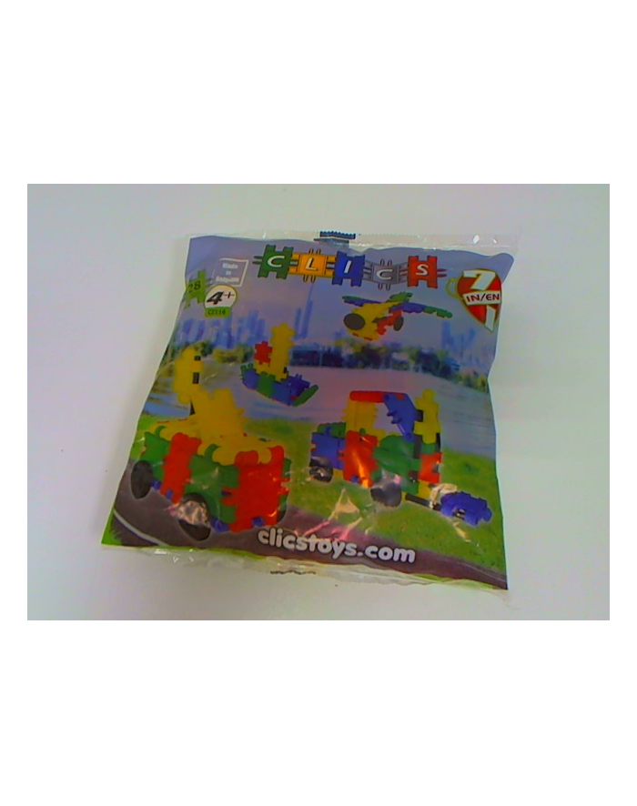 clics toys Klocki CLICS Woreczek 28 elementów CZ116 główny
