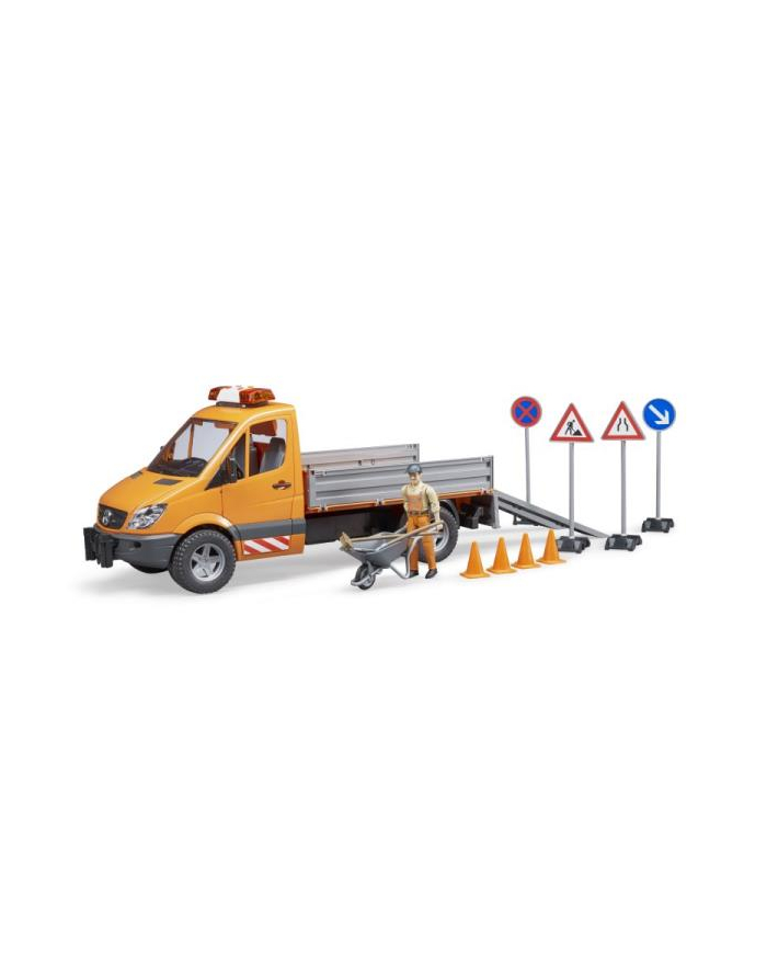 bruder MB Sprinter komunalny z figurką 02537 główny