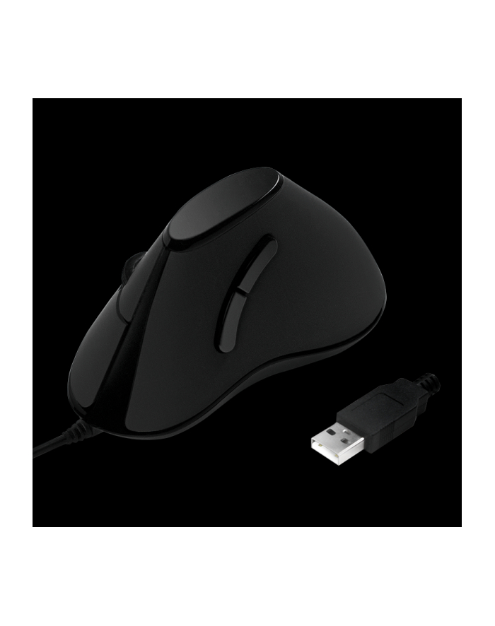 logilink Ergonomiczna mysz optyczna, pionowa, USB, czarna główny