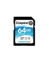 kingston SD  64GB Canvas Go 90/45MB/s CL10 U3 V30 - nr 6