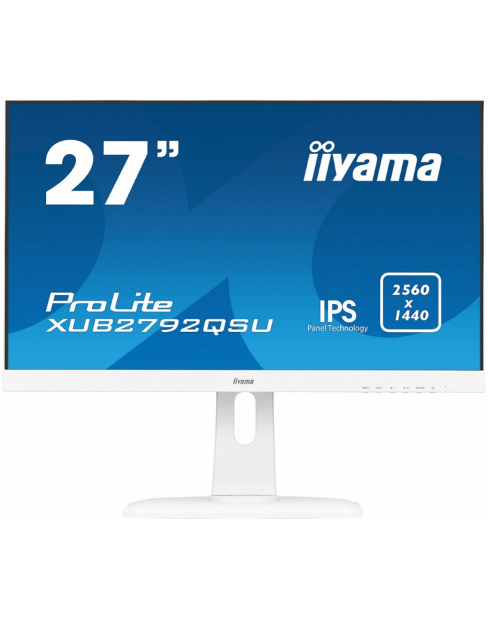Monitor 27'' IIYAMA XUB2792QSU IPS PIVOT WQHD 2560x1440 USB DP HDMI DVI LS główny