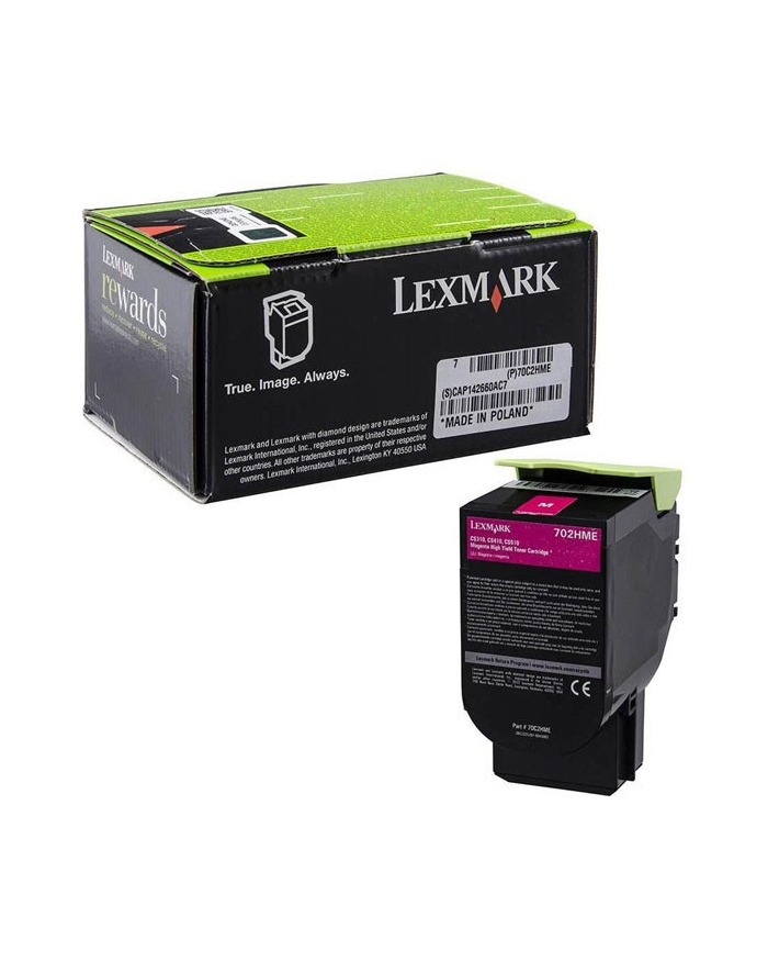 lexmark Toner 702HME 3k mg 70C2HME główny