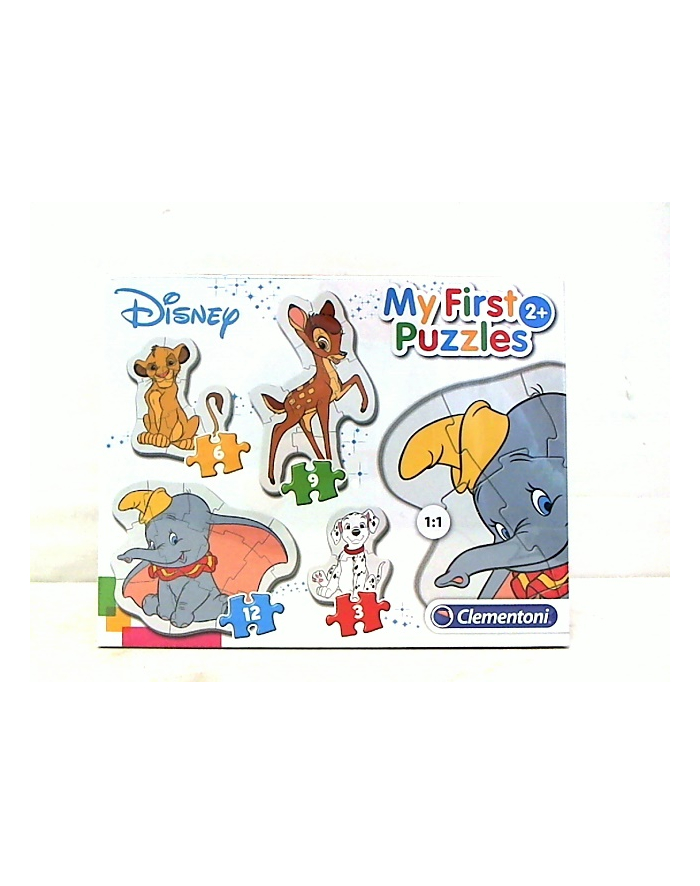 Clementoni Puzzle 3-6-9-12 Moje Pierwsze Puzzle Disney 20806 główny