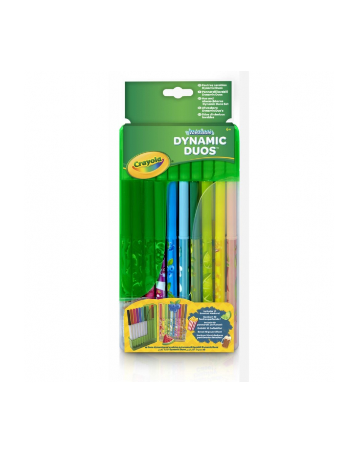 crayola Markery dynamic duos 20 sztuk główny