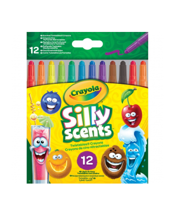 crayola Silly Scents mini kredki wykręcane 12 sztuk