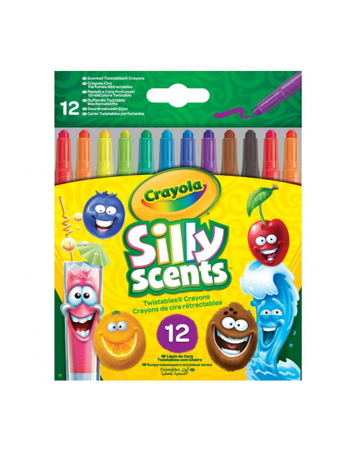 crayola Silly Scents mini kredki wykręcane 12 sztuk główny