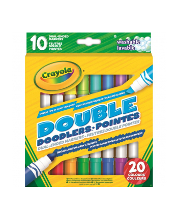 crayola Markery dwustronne 10 sztuk