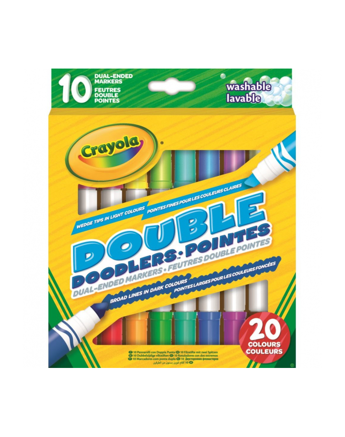crayola Markery dwustronne 10 sztuk główny