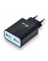 i-tec USB Power Charger 2 port 2.4A czarny 2x USB Port DC 5V/max 2.4A - nr 9