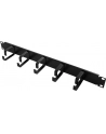 logilink Organizer okablowania 19', 1U, 5 uchwytów, czarny - nr 11
