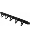 logilink Organizer okablowania 19', 1U, 5 uchwytów, czarny - nr 12