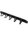 logilink Organizer okablowania 19', 1U, 5 uchwytów, czarny - nr 13