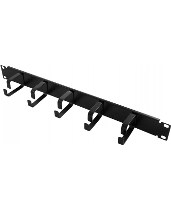 logilink Organizer okablowania 19', 1U, 5 uchwytów, czarny