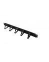 logilink Organizer okablowania 19', 1U, 5 uchwytów, czarny - nr 4