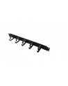 logilink Organizer okablowania 19', 1U, 5 uchwytów, czarny - nr 6