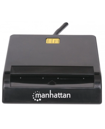 Manhattan Czytnik kart Smart USB zewnętrzny stykowy