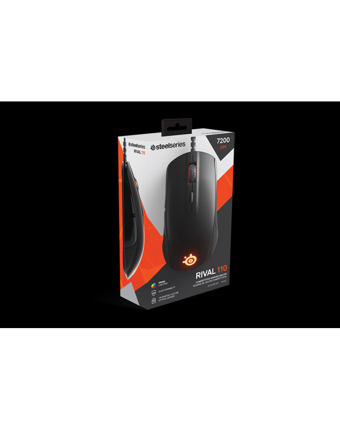 SteelSeries Mysz Gamingowa Rival 110 Matte Black główny