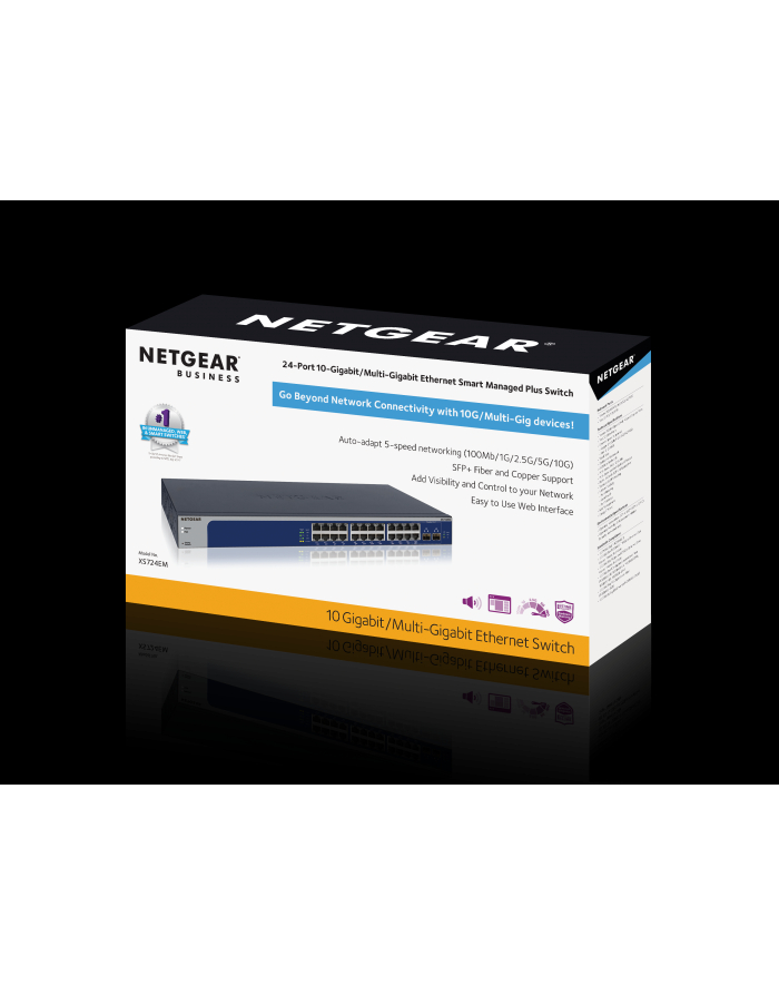 Netgear 24-Port 10-Gigabit/Multi-GIG Smart Web Managed Plus Switches (XS724EM) główny