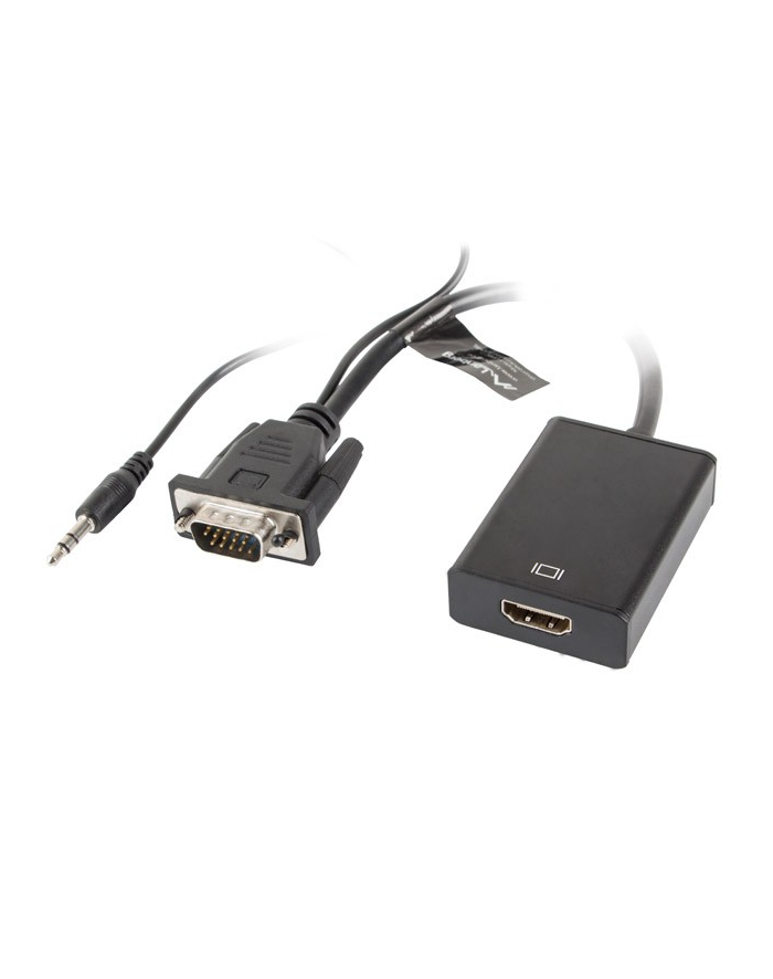 lanberg Adapter VGA(M) + Audio -> HDMI(Ż) główny