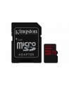 kingston microSD  32GB Canvas React 100/70MB/s adapter U3 UHS-I V30 A1 - nr 1