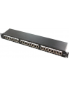 logilink Patchpanel CAT6A 19' 24 porty, STP, czarny - nr 8