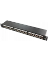 logilink Patchpanel CAT6A 19' 24 porty, STP, czarny - nr 9