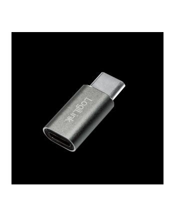 LOGILINK Adapter USB-C / Micro USB żeński , srebrny