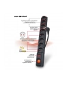 HSK Data (Acar) Acar S8 dual, listwa przeciwprzepięciowa, 8 gniazd, czarna, 5,0m - nr 3