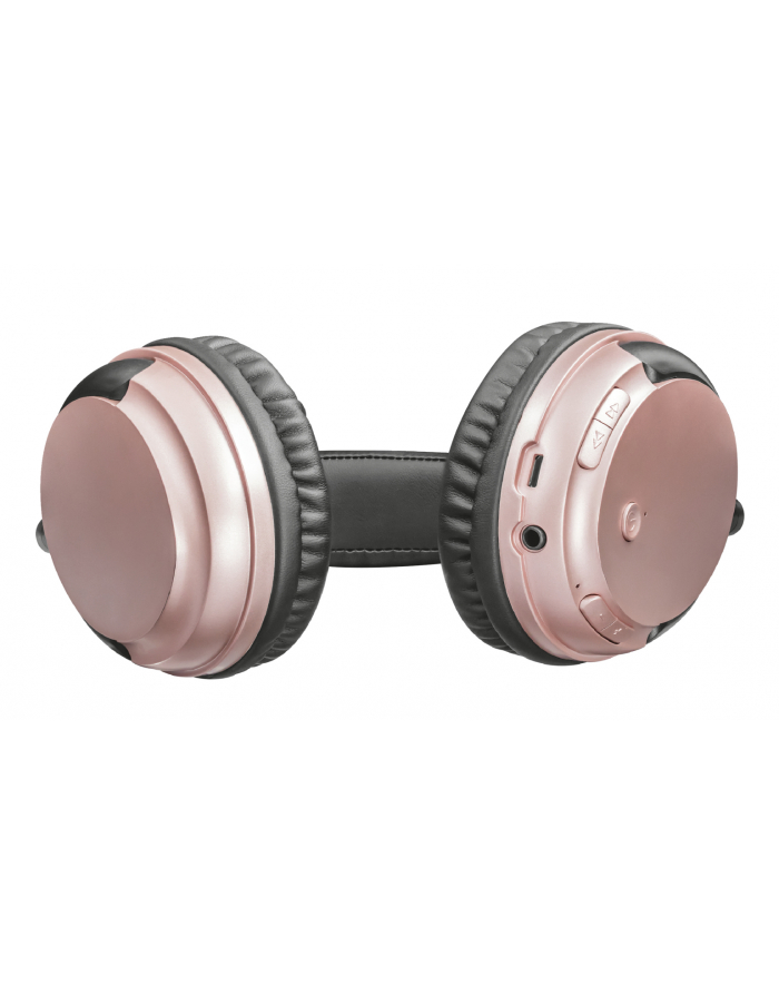 trust Kodo Bluetooth Bezprzewodowe Słuchawki - różowe złoto główny