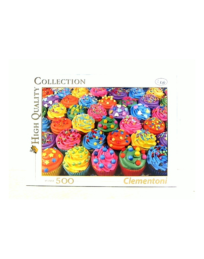 Clementoni Puzzle 500el HQC Colorful Cupcakes 35057 główny