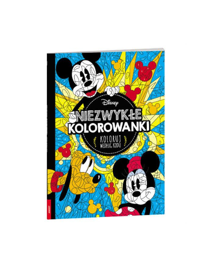 ameet Książ. Disney. Niezwykłe kolorowanki. Koloruj według kodu główny