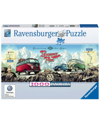 Puzzle 1000el Busem przez Alpy 151028 RAVENSBURGER