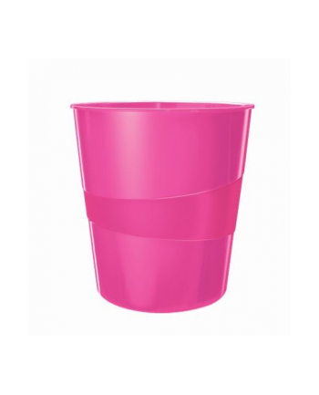 leitz WOW Kosz na śmieci 15L różowy