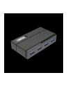 unitek Hub 4x USB 3.0 z funkcją ładowania, czarny; Y-HB03001 - nr 1