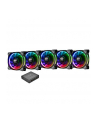 thermaltake Riing 14 RGB Plus TT Premium Edition 5 Pack (5x140mm, 500-1400 RPM) - nr 55