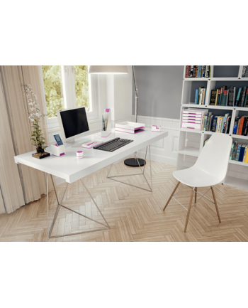 leitz Półka na dokumenty WOW, dwukolorowa, różowa