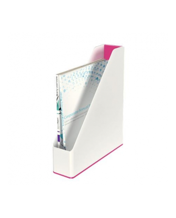 leitz Pojemnik na dokumenty WOW, dwukolorowy, różowy